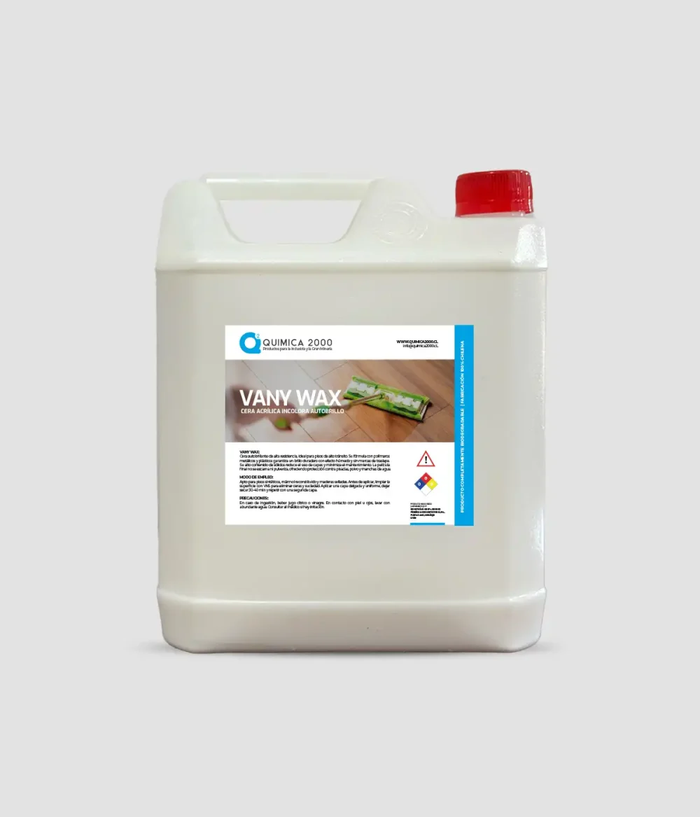 Cera Acrilica Autobrillo Incolora 5 Litros